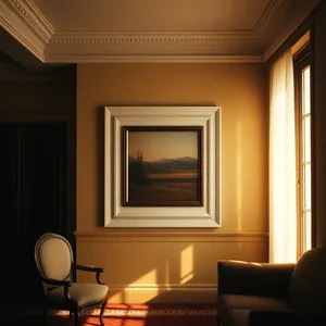 rustic living room mockup example 4